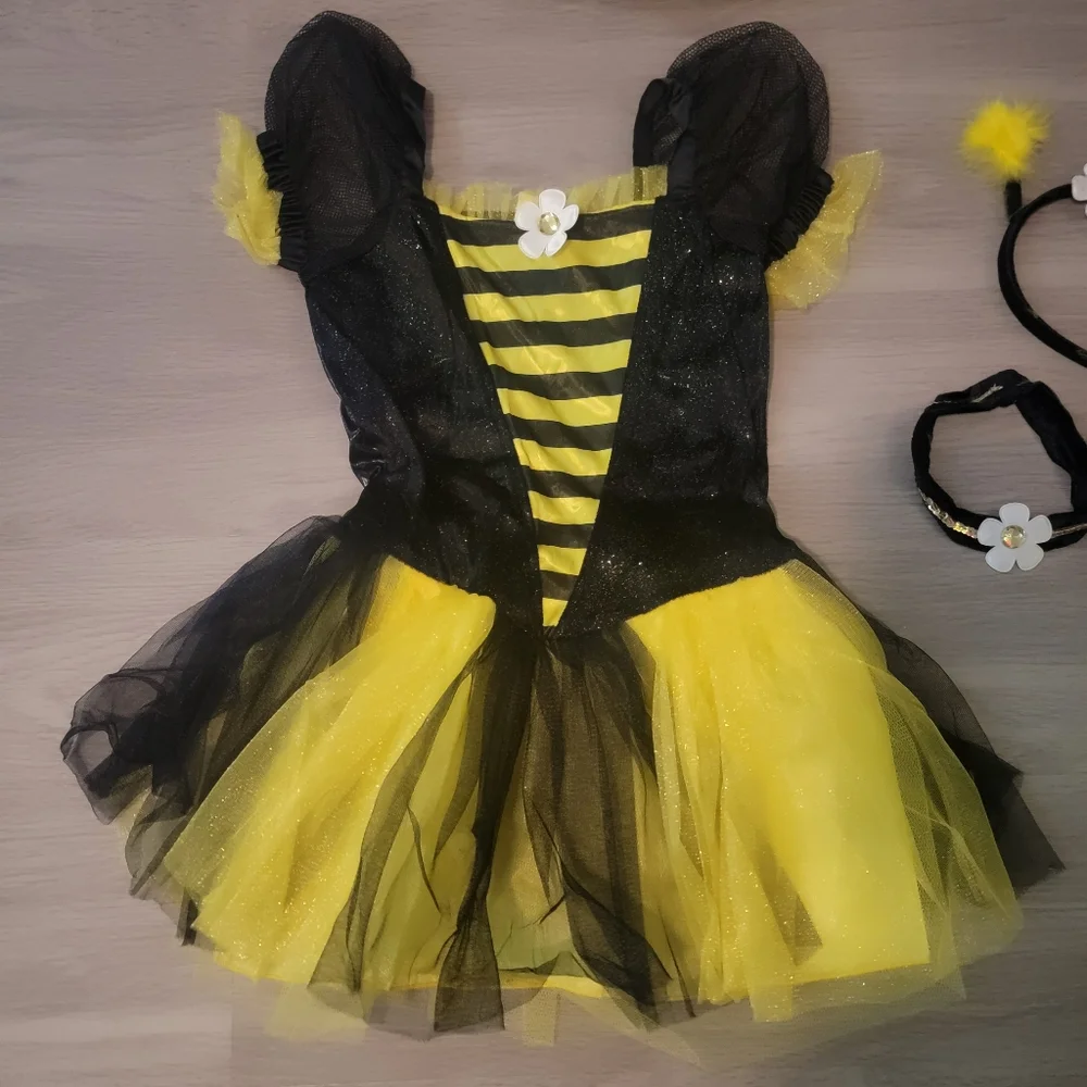 50% Off🔥 Kids Black And Yellow bee costume